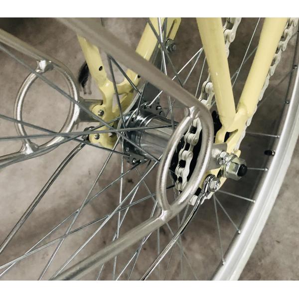 26" Lady City Bike with Hi-Ten Steel Frame Coaster Brake Rear Rack and OEM/ODM Options