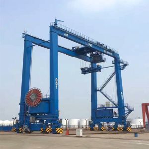 Quality Customized Portal Container Rtg Gantry Crane Rubber Tyre A8 30t for sale
