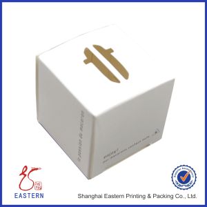White Concise Pantone Printing Macaron Paper Box With Logo Window