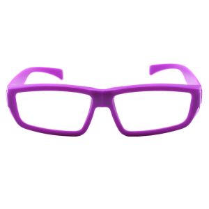 Purple Plastic Diffraction Glasses Use 0.35mm Thickness Lens