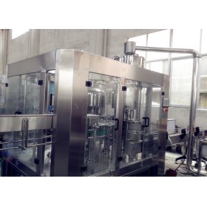 China Stainless Steel 304 Glass Bottles Carbonated Drink Filling Machine Electric Driven on sale