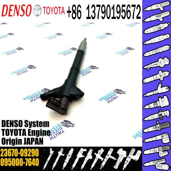 Rail Fuel Injector 095000-7640 23670-09290 For Toyota engine 095000-7640 23670-09290 295900-0160