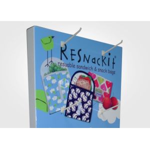 Bags Promotion Peg Hook Display Rack Double Face Stable For Supermarket