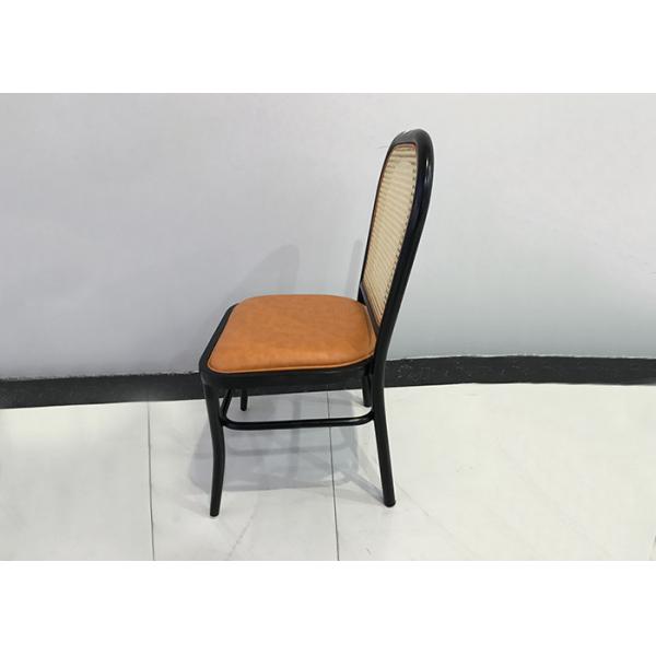 Buy Wholesale New  Modern Wrought Iron Leather Rattan Restaurant  Chair at wholesale prices