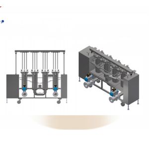 Semi Automatic Permanent Iron Separator Machine Slurry Iron Remover Wet Magnetic