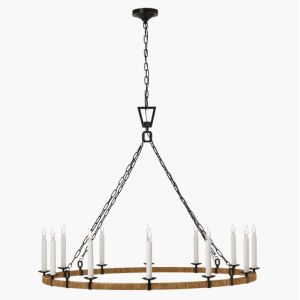 Vsual Comfort Darlana XL Wrapped Ring Chandelier CHC 5874
