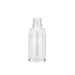 Transparent Empty Essential Oil Bottles Large Mouth Bottleneck Design