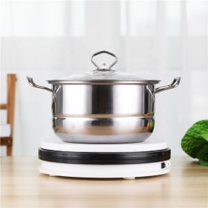 12pcs kitchenware glass lid non stick cookware set with steamer