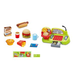W / Cash Register Age 3 Children'S Play Toys , DIY Cutting Food Play Kitchen