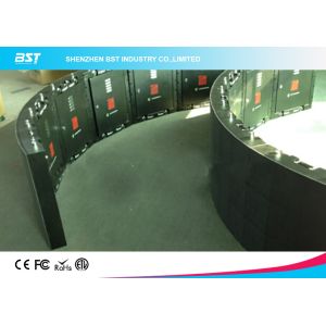P4mm Indoor Curved LED Display screen , SMD2121 full color led screen for TV