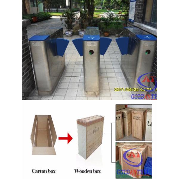 Office buliding access turnstile barrier with strict Pedestrian control counter system