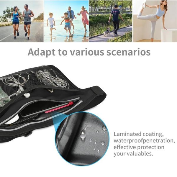 4.5 X 5.5 12.8X9.6 Biking Camping Fanny Pack Belt Crossbody Bag Hig