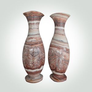 China marble Stone Handicrafts High Brightness Marble Flower Pot Decorative