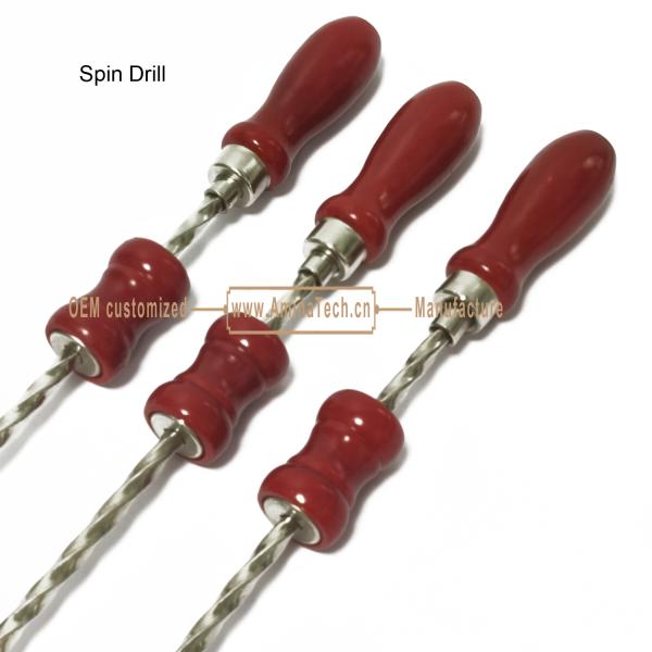 Spin Drill with Junior Tool Set for help to drill the board and complet the paint boar