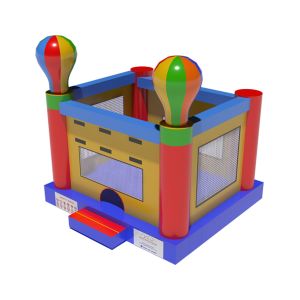 China Commercial Inflatable Bounce House With Hot Air Ballon Patterns on sale