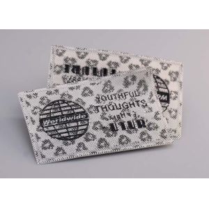 Printed With Black Shiny Logos Custom Silicone Labels For Clothing