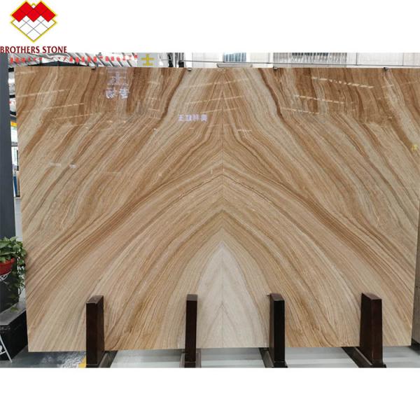 Buy Bookmatch Mulge Earl Royal Wood Grain Marble Stone Slab at wholesale prices