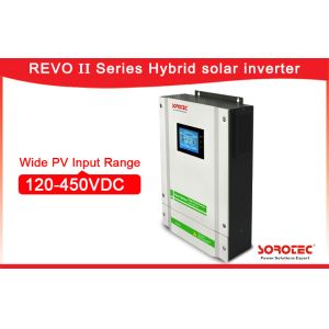 Energy Storage Hybrid Solar Inverter Wide MPPT Range 120-450VDC On / Off Grid