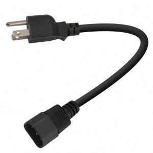 American Standard 3 Prong UL Power Cord Fireproof ISO 14000 ISO9000 Approved