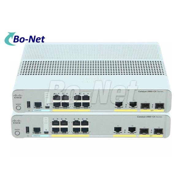 Buy Durable Cisco 8 Port Gigabit Ethernet Switch WS-C2960CX-8TC-L 2 X 1G SFP LAN Base at wholesale prices