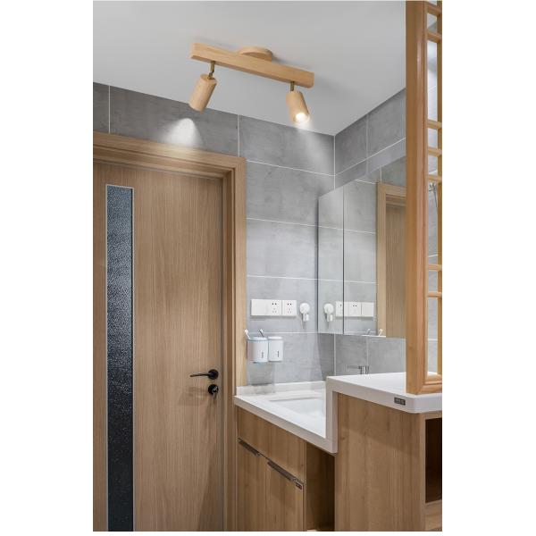 Wood Led Ceiling Lamp With Spot Lights For Living Room Bedroom Corridor Home track lighting(WH-WA-46)