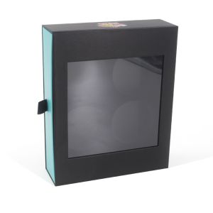 Custom High End Drawer Slide Sleeve Packaging Paper Box With Window