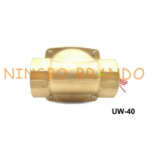 1 1/2" 2W400-40 UW-40 Unid Type NBR Diaphragm Valve Brass Body Normally Closed