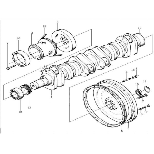 VG2600020220 A7 SINOTRUK WD615 Engine Flywheel