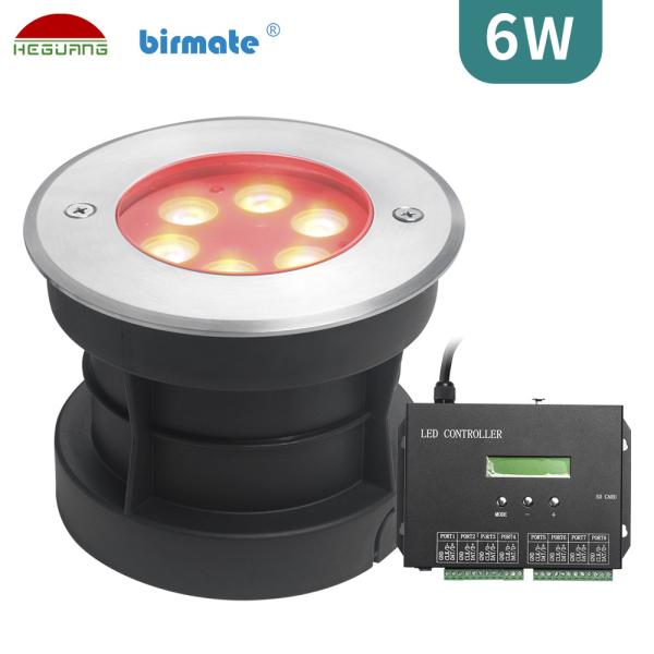 Buy 200lm 6W RGB Inground Pool Led Lights Stainless Steel 304 at wholesale prices