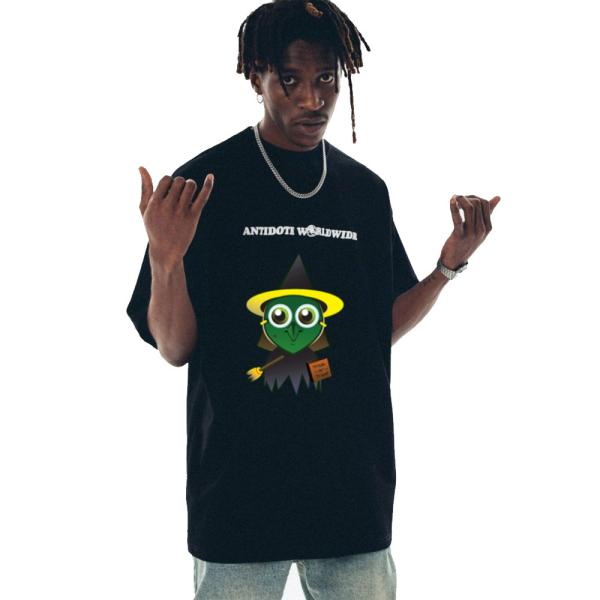 Wholesale men's blank crew neck design printed logo short sleeve white T shirt Future Script Sleeve accept customer's logo