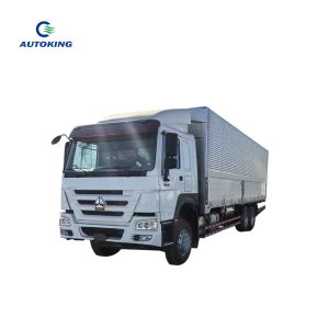 2024 6x4 380Hp HOWO Cargo Truck Van Medium Sized Cargo Heavy Truck