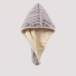 Quality Super Absorbent Double-Layer Hair Wrap – Quick-Dry &amp; Anti-Frizz Head Towel for All Hair Types for sale