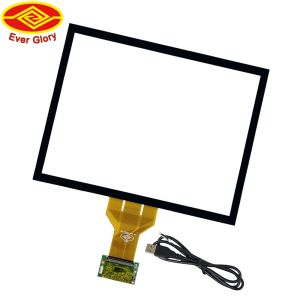 15 Inch Capacitive Industrial Touch Panels IP65 Waterproof Transparent Glass