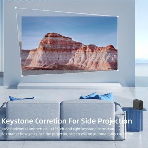 F1 Mini 1080P Auto Focus Home Cinema Portable Projector with Linux System