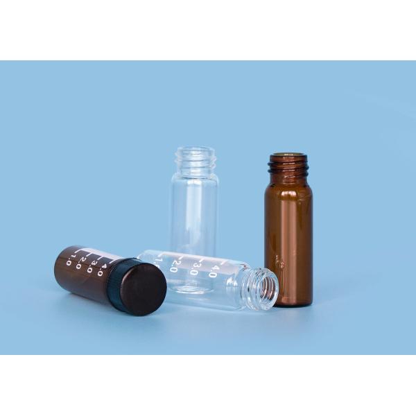 Buy Clear  amber Polypropylene XHPHAPACK 4cc Glass Screw Top Vials at wholesale prices