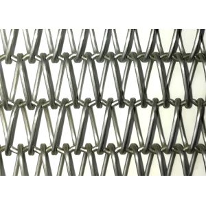 Versatile Metal Spiral Mesh Facade Decoration For Industrial