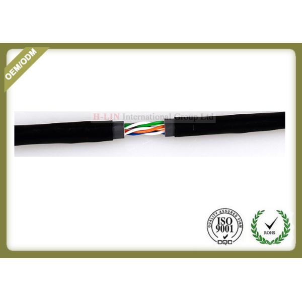 305 Meters Network Fiber Cable , Unshielded Twisted Pair Cable 0.5mm Diameter