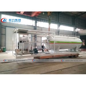 NNPC 5MT 10000L LPG Gas Storage Tanker With Cylinder Filling Dispenser