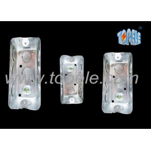 Quality Galvanized Steel Electrical Boxes And Covers Rectangular Iso Certificate for sale