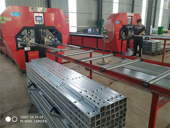 Automatic Guardrail Square Tube Shear And Punch Machine
