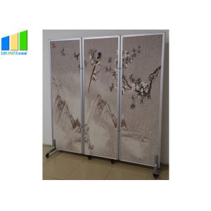 Wood Movable Divider With Wheels Folding Partition Singapore Movable Partition