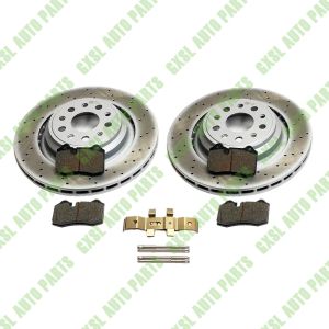 Quality For Maserati Ghibli SQ4 Quattroporte AWD Rear Brake Pads &amp; Rotors OEM 673012377 670031597 for sale