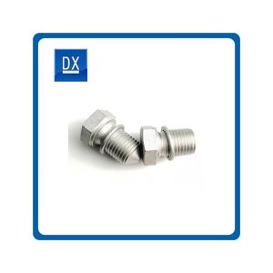 Quality Steel Hexagonal VW Series Oil Plug White Zinc Plated for sale