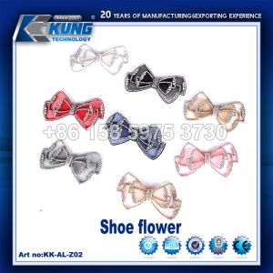 Practical Shoe Making Accessories Buckles Plastic Flower Shape