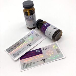 Pharmaceutical Holographic 10ml Vial Adhesive Sticker Labels