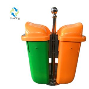 Manufacturer hot sale plastic light duty dustbins 50 liter