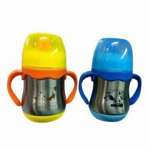 China 7oz/200mL Stainless Steel Training Feeding Bbottles on sale