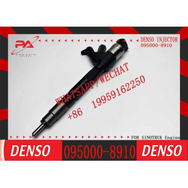 Diesel fuel injector 095000-8910 VG1246080106 8910 for DENSO for HOWO SINOTRUK Truck