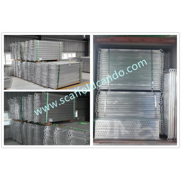 BS 1139 Q235 Galvanized scaffolding steel plank, steel board with hooks 210mm,240mm,250mm,300mm,420mm,480mm,500mm