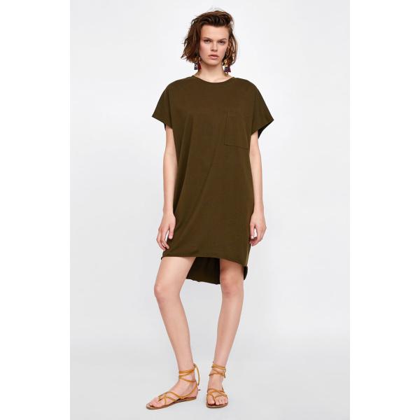 Fashion Women Summer Cotton T-shirt Dress